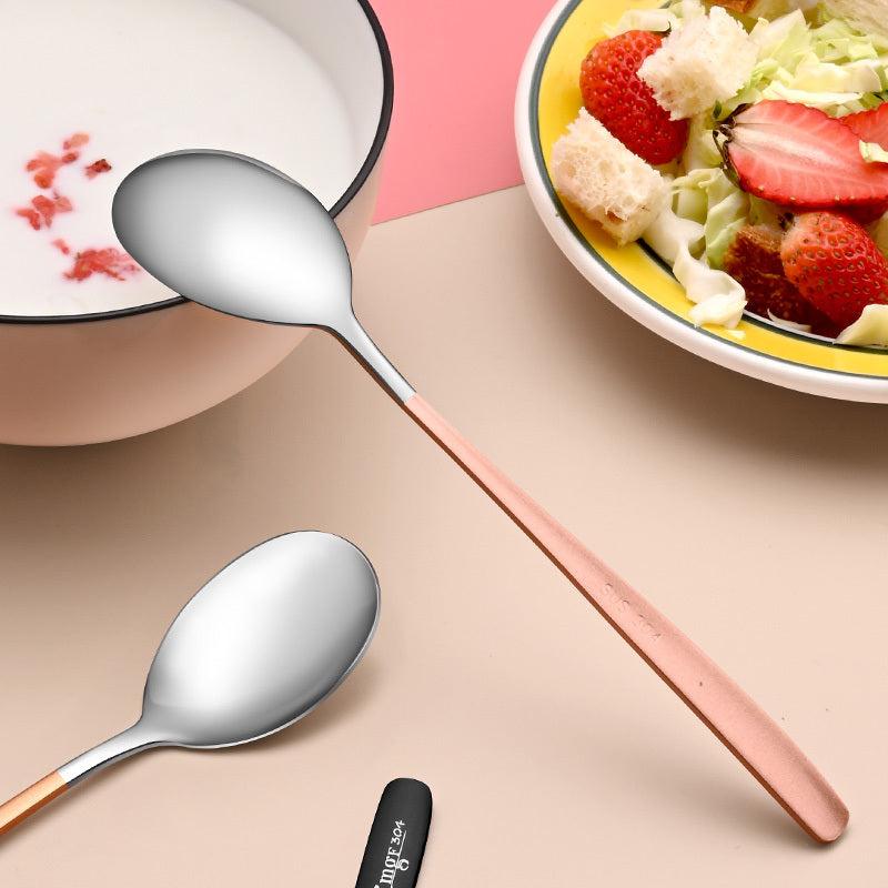Stainless Steel Long Handle Dinner Spoon Kitchen Accessories