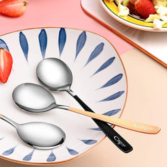 Stainless Steel Long Handle Dinner Spoon Kitchen Accessories