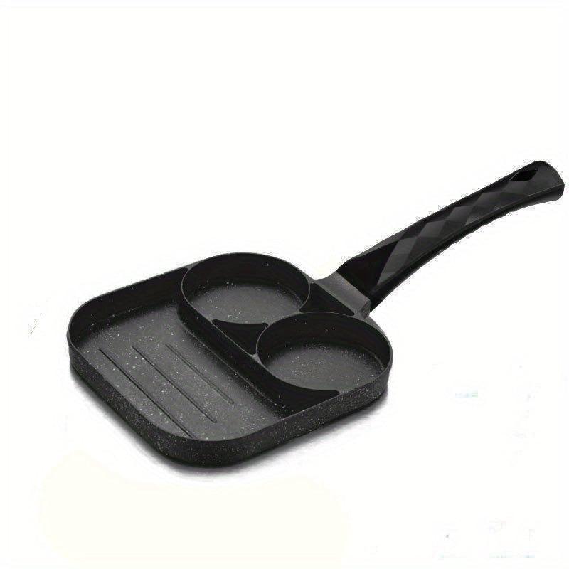Non Stick Egg Pancake Maker w/ Wooden Handle for Induction Cooker & Gas Stov