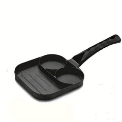 Non Stick Egg Pancake Maker w/ Wooden Handle for Induction Cooker & Gas Stov