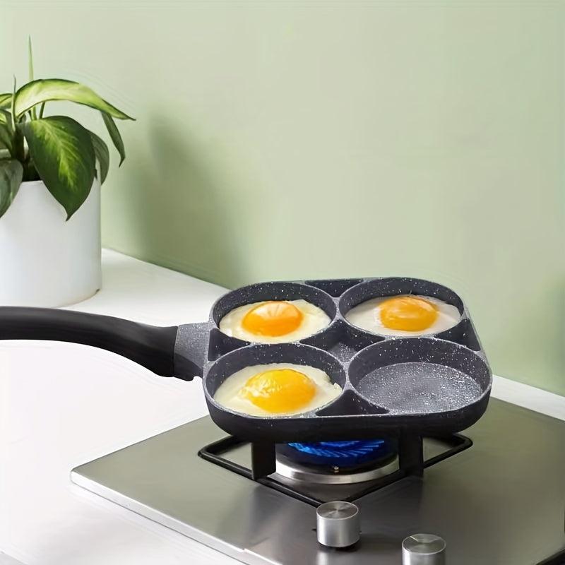 Non Stick Egg Pancake Maker w/ Wooden Handle for Induction Cooker & Gas Stov