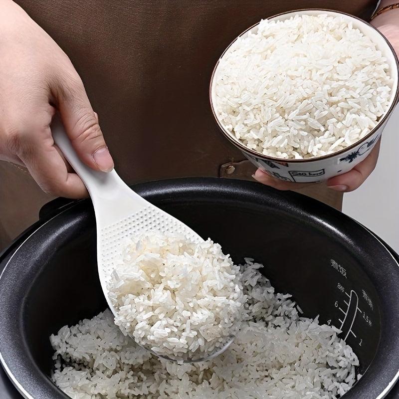 2 Pcs Non stick Rice Spoon Vertical High Temperature Resistant Kitchen Gadgets
