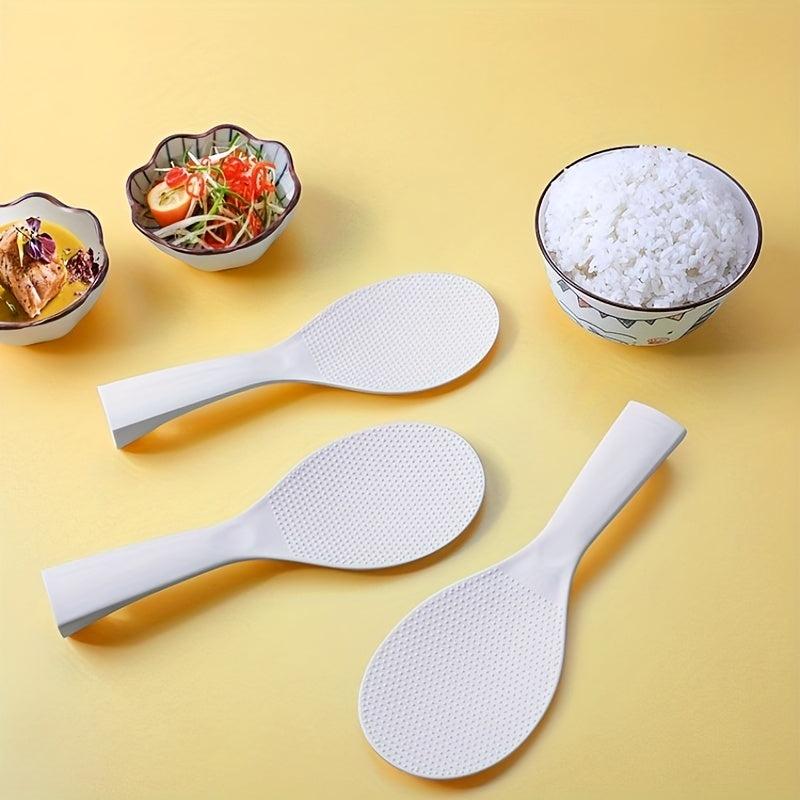 2 Pcs Non stick Rice Spoon Vertical High Temperature Resistant Kitchen Gadgets