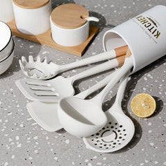 Set of 4 Non Stick Silicone Kitchen Utensils