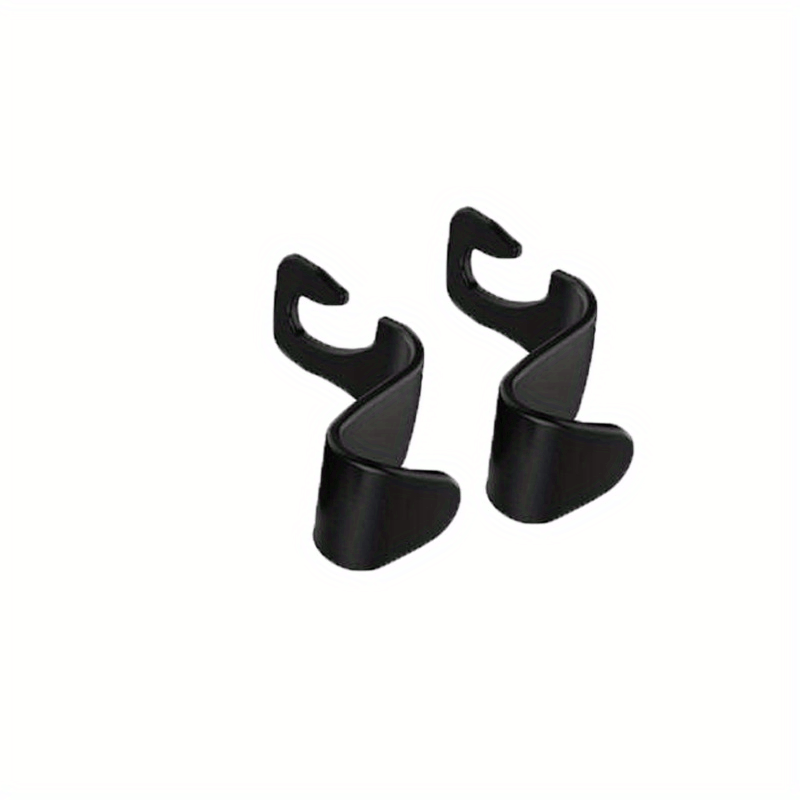 2pcs Car Carbon Fiber Seat Back Hidden Hook