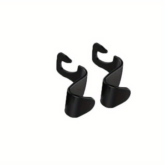 2pcs Car Carbon Fiber Seat Back Hidden Hook