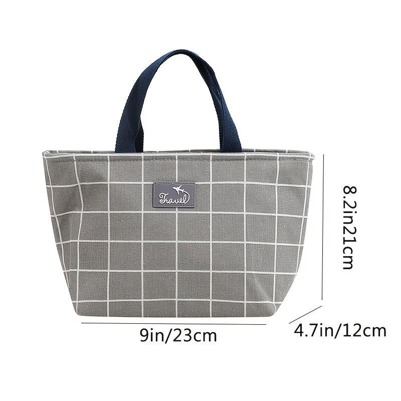 Animal Canvas Lunch Bag - Heat Insulated Cooler Tote Box