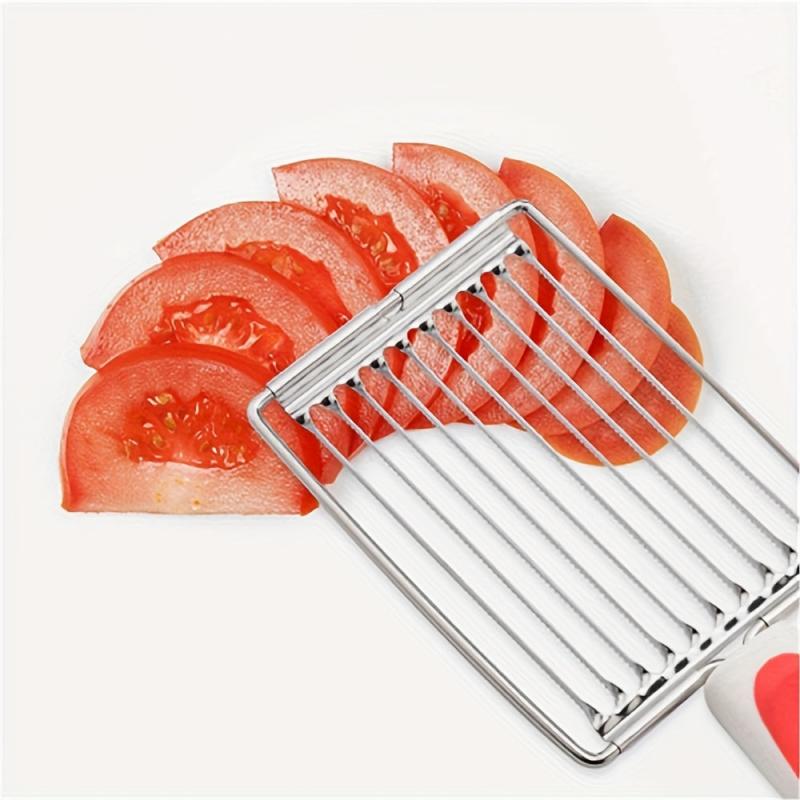 Stainless Steel Tomato Slicer Fruit Vegetable Slicer Ham Cutter