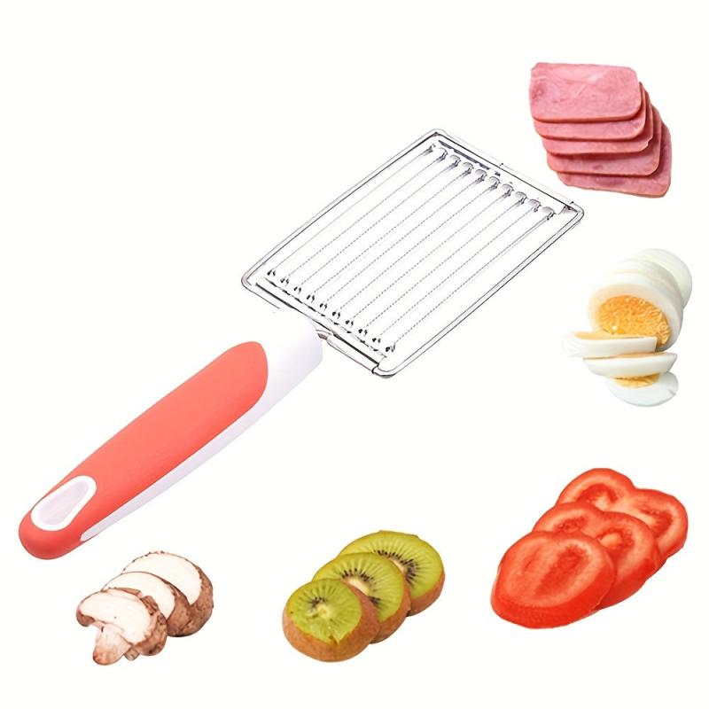 Stainless Steel Tomato Slicer Fruit Vegetable Slicer Ham Cutter