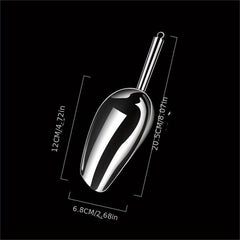 1pc Stainless Steel Ice Scoop Kitchen Gadget