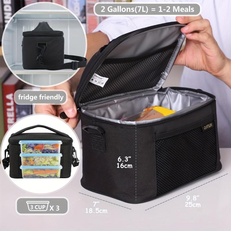 Insulated Lunch Bag for Men and Women Reusable Cooler Box