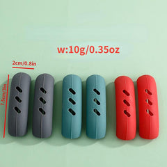 2pcs Silicone Pot Handle Ear Covers High Temperature Resistant