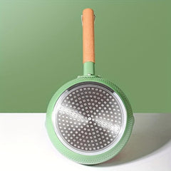 Yukihira Aluminum Maifan Stone Snow Pan Non Stick Cookware 7.87inch Green