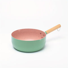 Yukihira Aluminum Maifan Stone Snow Pan Non Stick Cookware 7.87inch Green