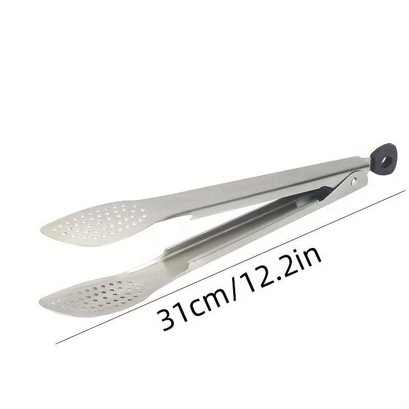 Large Heat Resistant Stainless Steel Food Tong 30 48 Cm