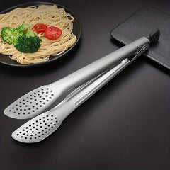 Large Heat Resistant Stainless Steel Food Tong 30 48 Cm