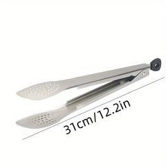 Large Heat Resistant Stainless Steel Food Tong 30 48 Cm
