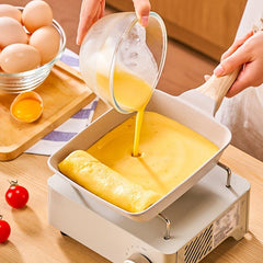 Japanese Omelette Pan 20 57cmx15 Aluminum Alloy Nonstick Tamagoyaki Egg Pan