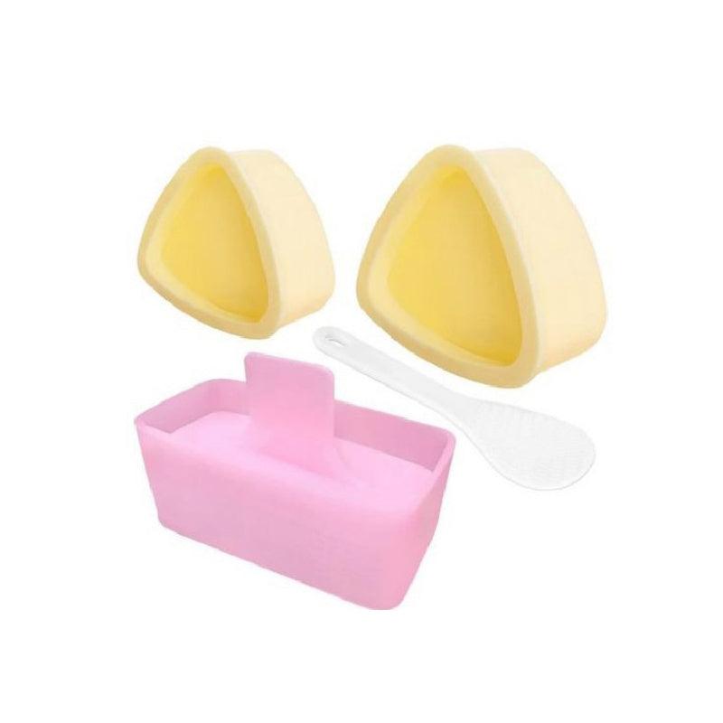 Rice Mold Set Triangle Sushi Mold 3pcs DIY Sushi Maker With Rice Spoon