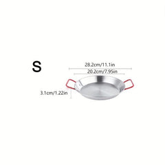 Stainless Steel Seafood Pan for Camping and Outdoor Cooking