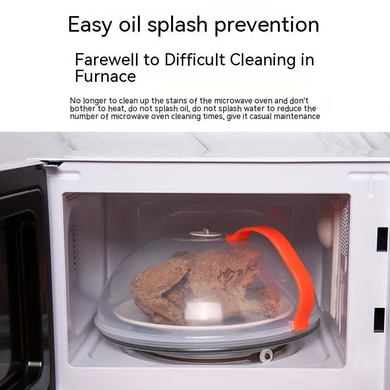 2pcs Microwave Heating Cover Anti splash Cover High Temperature Resistant