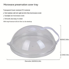 2pcs Microwave Heating Cover Anti splash Cover High Temperature Resistant