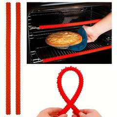 Silicone Oven Rack Protectors Heat Insulation Strip Oven Anti Scald Rack Protect