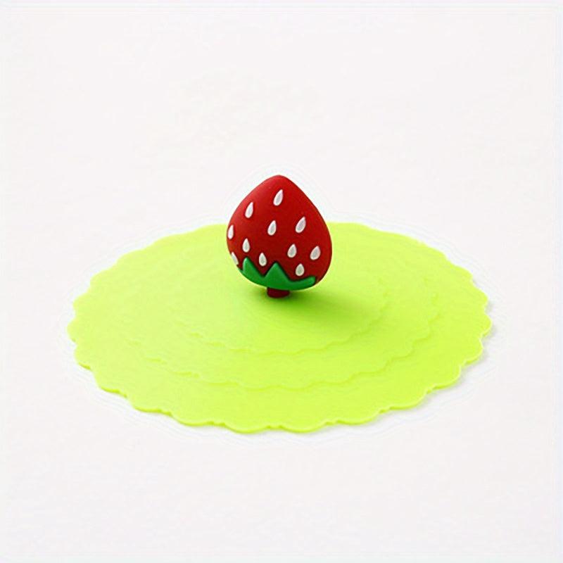 6pcs Silicone Cup Lid Leak-proof And Dust-proof Ceramic Tea Cup Lid