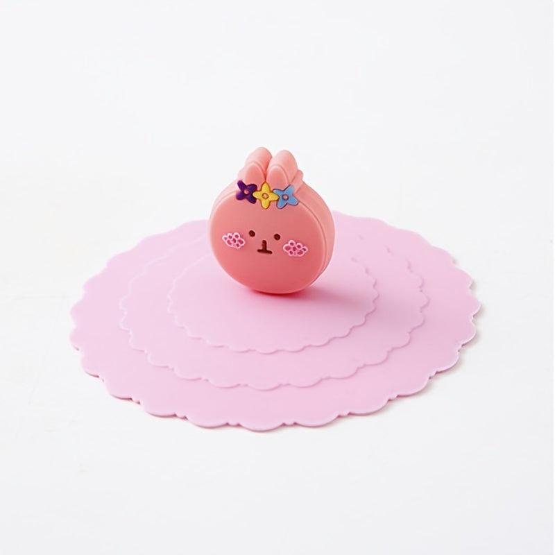 6pcs Silicone Cup Lid Leak-proof And Dust-proof Ceramic Tea Cup Lid