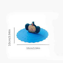 6pcs Silicone Cup Lid Leak-proof And Dust-proof Ceramic Tea Cup Lid