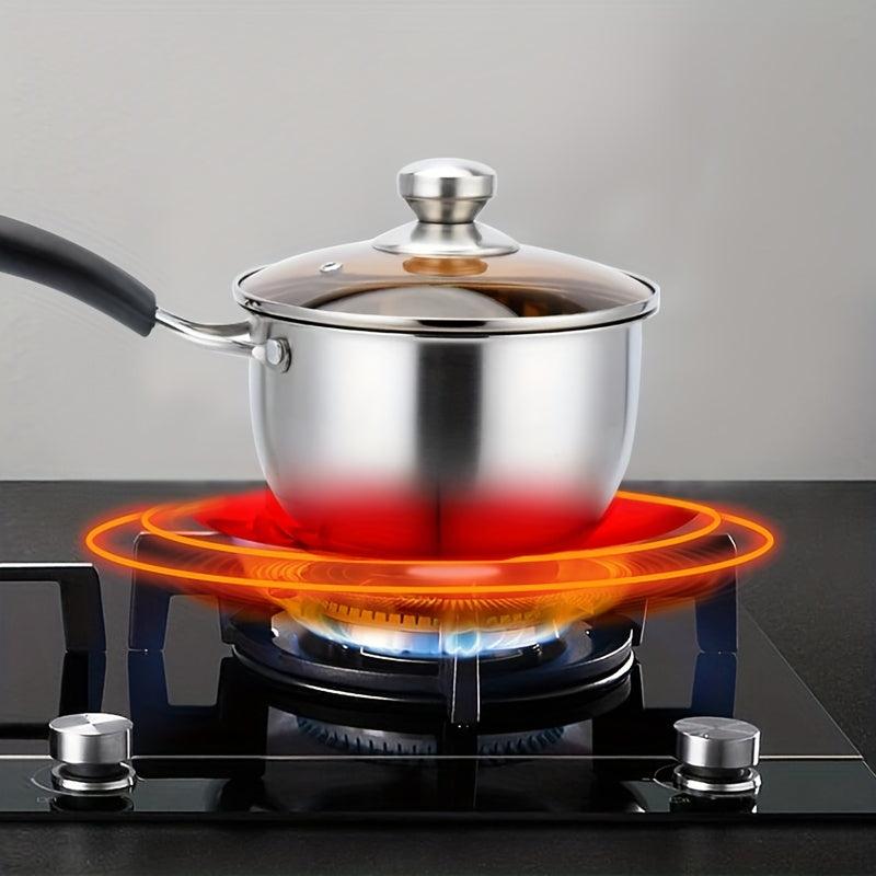 Stainless Steel Milk Pot Nonstick Saucepan Noodle Pot With Lid