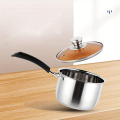 Stainless Steel Milk Pot Nonstick Saucepan Noodle Pot With Lid