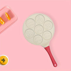 Nonstick 7 Mold Pancake Pan Mini Flat Bottomed Pancake Pan For Cooking