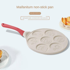Nonstick 7 Mold Pancake Pan Mini Flat Bottomed Pancake Pan For Cooking