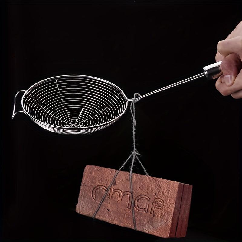 3pcs Colander Strainer Set Stainless Steel Wire Skimmer Kitchen Tool