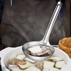 Stainless Steel Kitchenware Set Wooden Handle Soup Spoon