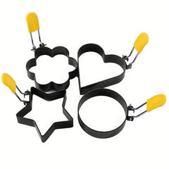 5 Pcs Stainless Steel Egg Rings Set Nonstick Omelette Frying Molds