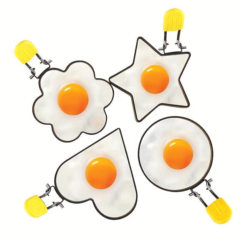 5 Pcs Stainless Steel Egg Rings Set Nonstick Omelette Frying Molds