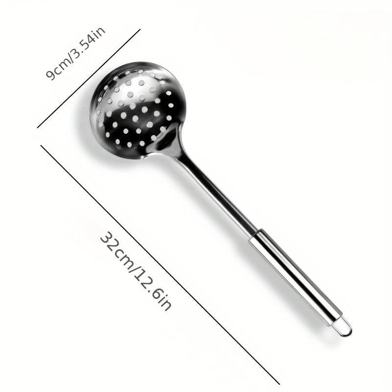 Stainless Steel Colander Skimmer Spoon Sieve Filter Spoon