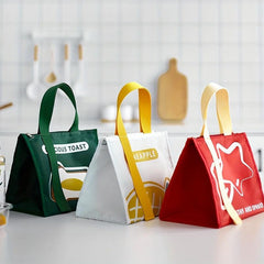 Lunch Box Bag Aluminum Foil Bento Bag Waterproof Thermal Bag Cartoon Design