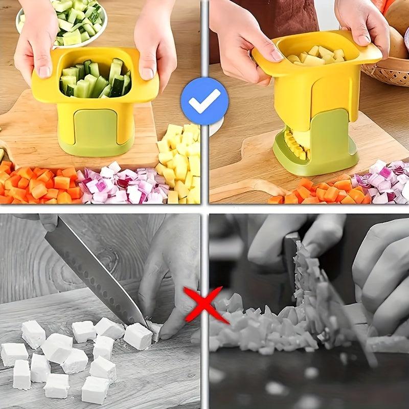 2 in 1 Vegetable Chopper & Slicer Kitchen Gadget