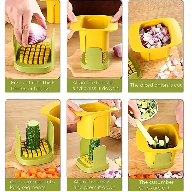 2 in 1 Vegetable Chopper & Slicer Kitchen Gadget
