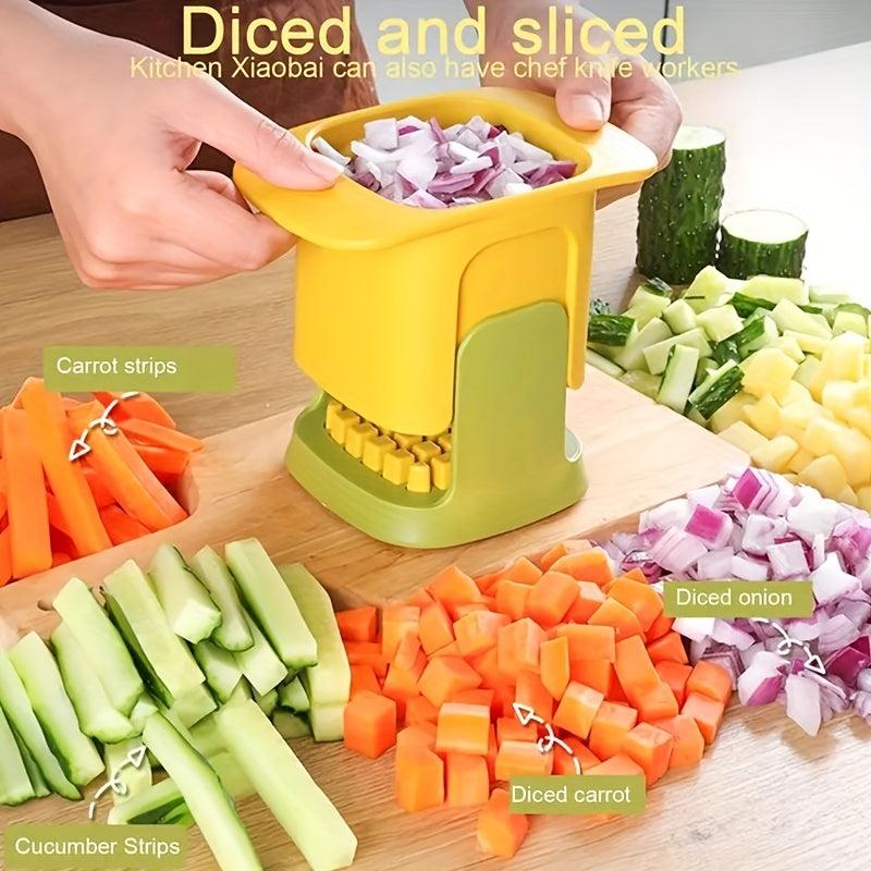 2 in 1 Vegetable Chopper & Slicer Kitchen Gadget