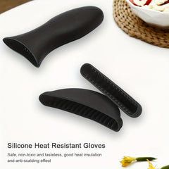 3pcs Pot Grip Sleeve For Cast Iron Skillet Hot Handle Holder Set