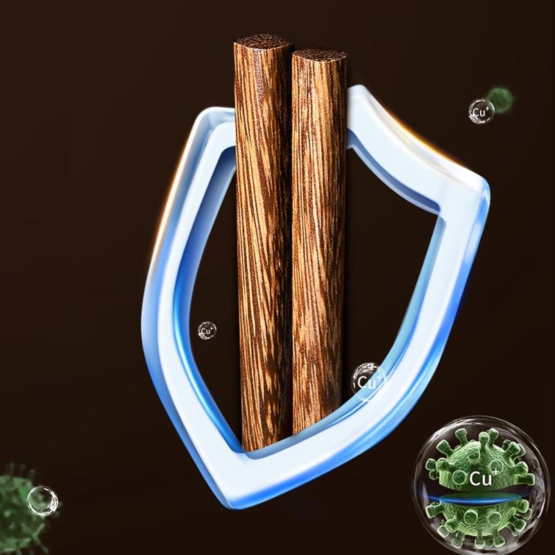 10 Pairs Wooden Chopsticks Solid Wood Non Slip Mildew Proof Dinnerware