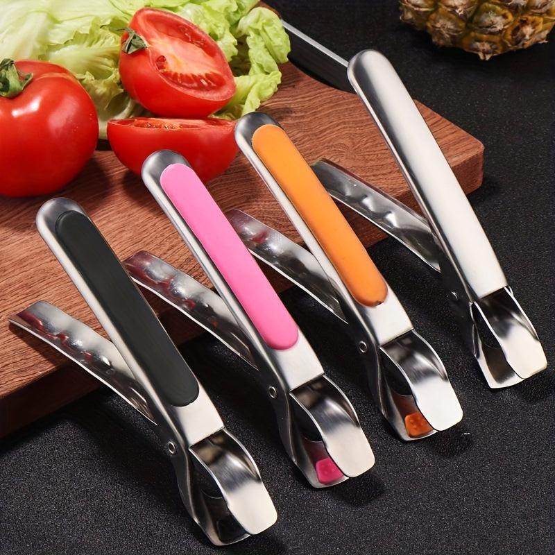 Stainless Steel Hot Dish Gripper Clips: Anti Hot Clip For Bowl Plate