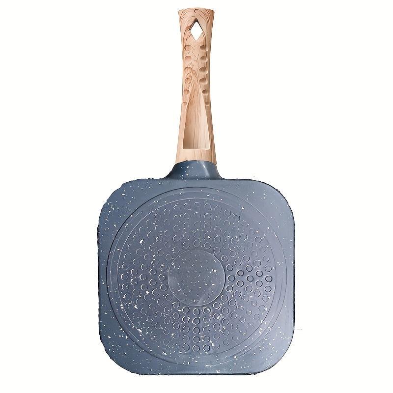 Second Gen Rice Wheat Stone 3-In-1 Non-Stick Pan for Breakfast, Steak, and Eggs