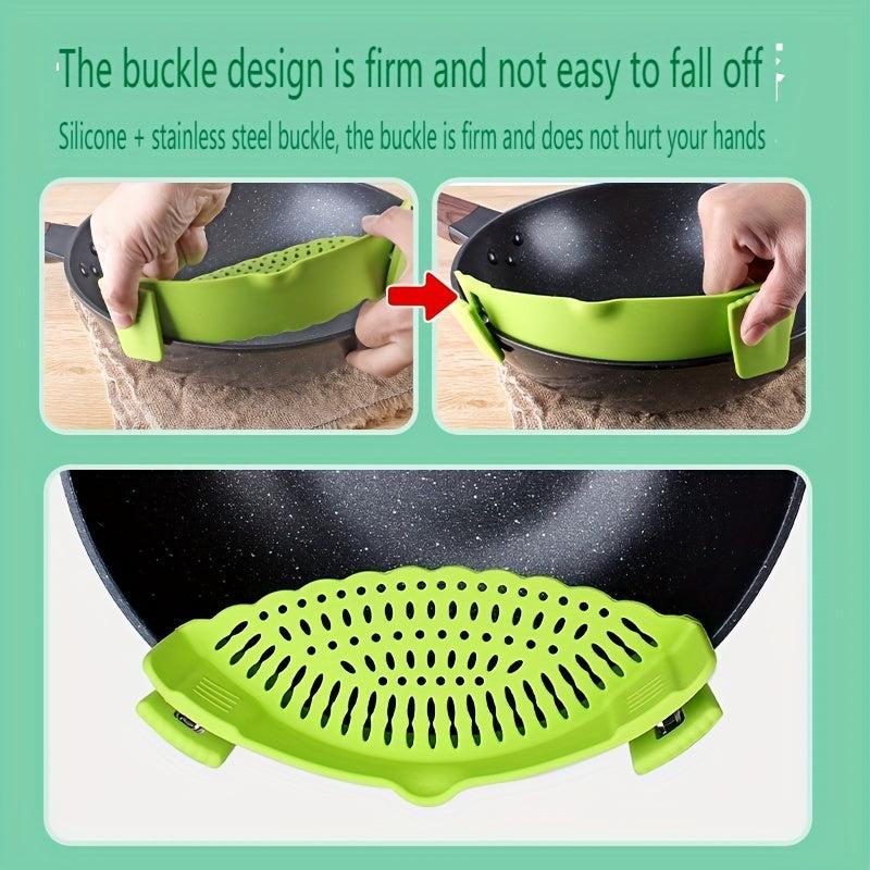 Silicone Drain Pan Side Drainer Anti Spill Baffle Drainer
