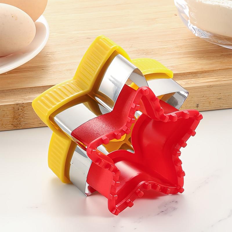 2pcs Star Shaped Sandwich Molds - Stainless Steel
