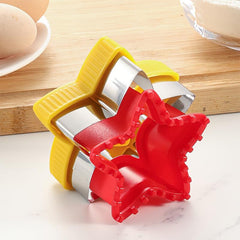 2pcs Star Shaped Sandwich Molds - Stainless Steel